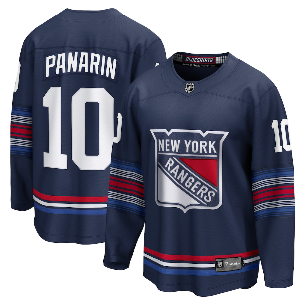 Men's New York Rangers Artemi Panarin Fanatics Navy Breakaway Jersey