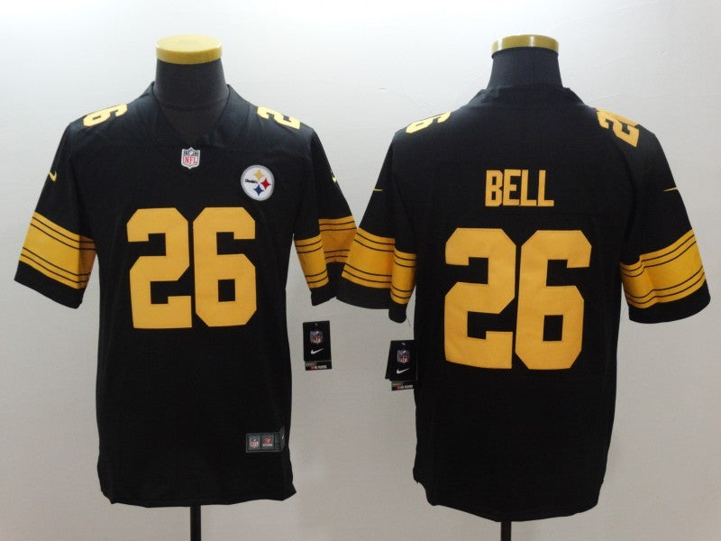 Men's Pittsburgh Steelers LeVeon Bell Black Alternate Legend Jersey