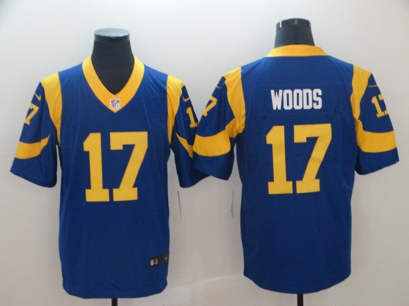 Men's Los Angeles Rams Robert Woods Blue Game Jersey