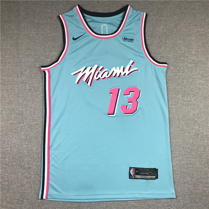 Men's Miami Heat Bam Adebayo Blue Swingman Player Jersey