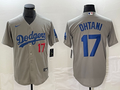 Men's Los Angeles Dodgers Shohei Ohtani Gray Replica Player Jersey