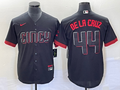 Men's Cincinnati Reds Elly De La Cruz Black 2023 City Connect Replica Player Jersey