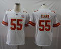 Men's Kansas City Chiefs Frank Clark White Game Jersey