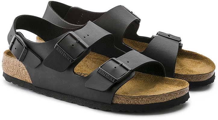 Birkenstock Milano Birko-Flor 34791 Dark Brown Sandals