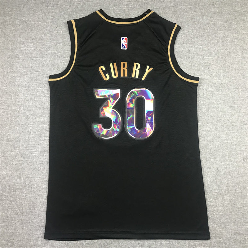 Men's Golden State Warriors Stephen Curry NBA Black Swingman Jersey