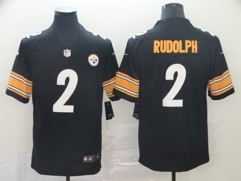 Men's Pittsburgh Steelers Mason Rudolph Black Game Jersey