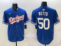 Men's Los Angeles Dodgers Mookie Betts Royal Game Jersey