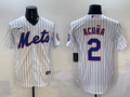 Men's New York Mets Luisangel Acuna White Home Replica Player Jersey