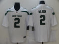 Men's New York Jets Zach Wilson White Game Jersey
