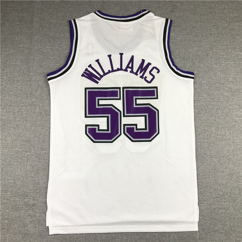 Men's Sacramento Kings Jason Williams White Hardwood Classics Swingman Jersey