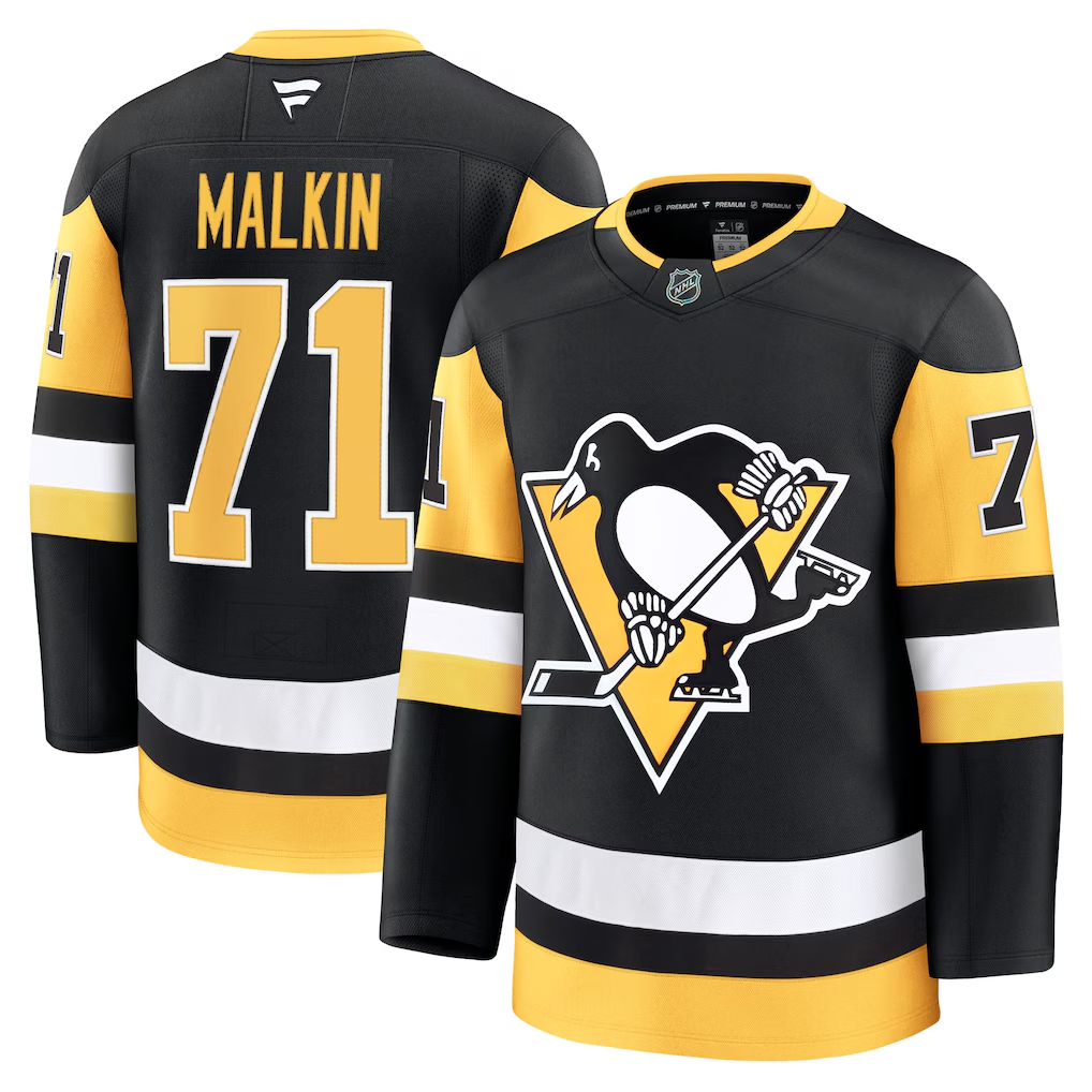 Men's Pittsburgh Penguins Evgeni Malkin Fanatics Black Home Premium Jersey
