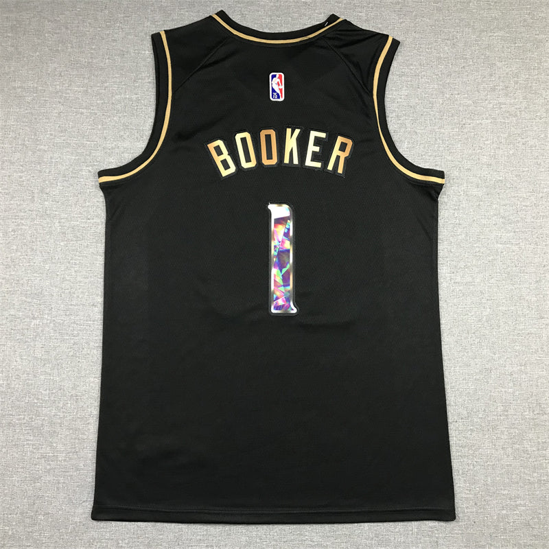 Men's Phoenix Suns Devin Booker Black Swingman Player Jersey