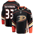 Men's Anaheim Ducks Jakob Silfverberg Black Breakaway Player Jersey