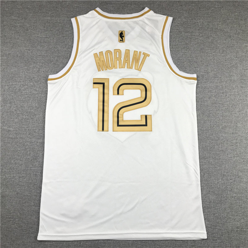 Men's Memphis Grizzlies Ja Morant White Classics Swingman Jersey