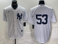 Men's New York Yankees Bobby Abreu White Replica Player Name Jersey