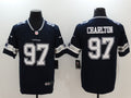 Men's Dallas Cowboys Taco Charlton Navy Game Jersey