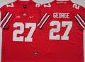 Men's Ohio State Buckeyes Eddie George Scarlet Player Game Jersey