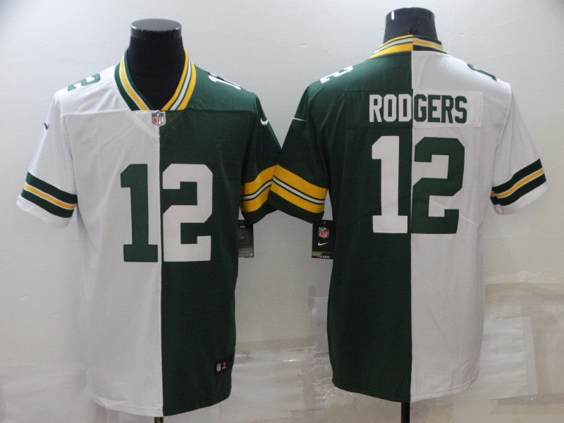 Men's Green Bay Packers Aaron Rodgers Green/White Legend Jersey