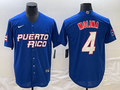 Men's 2023 World Baseball Classic Yadier Molina Puerto Rico Blue Jersey