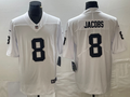 Men's Las Vegas Raiders Josh Jacobs White Game Player Jersey
