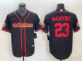 Men's San Francisco 49ers Christian McCaffrey Black Joint Edition Player Jersey