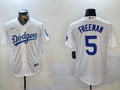 Men's Los Angeles Dodgers Freddie Freeman White Replica Baseball Jersey