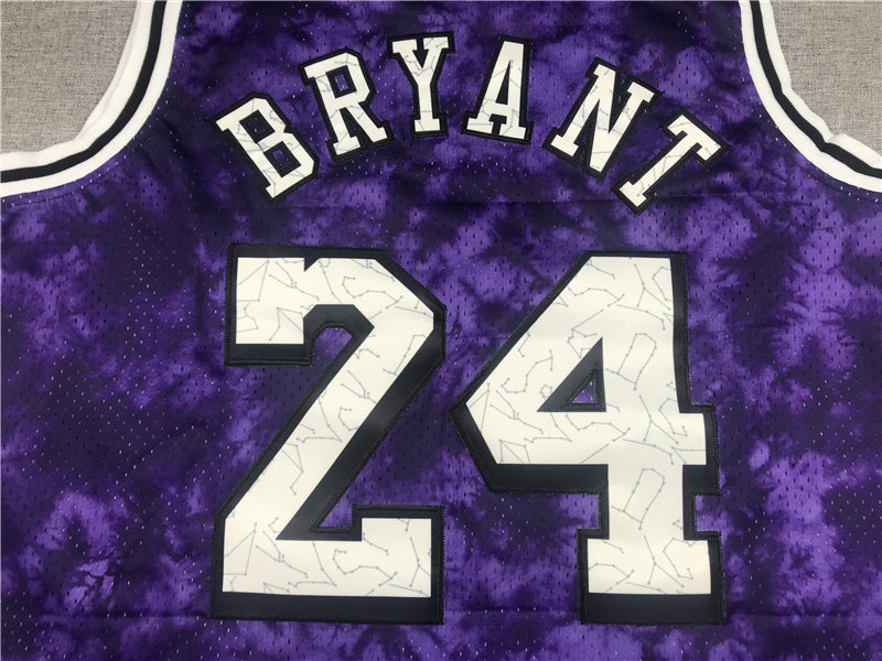 Men's Los Angeles Lakers Kobe Bryant Purple Galaxy Swingman Jersey