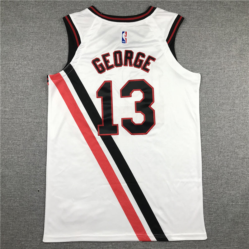 Men's LA Clippers Paul George NBA Classics Jersey - Retro White