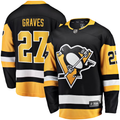 Men's Pittsburgh Penguins Ryan Graves Black Player Game Jersey
