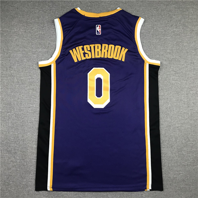 Men's Los Angeles Lakers Russell Westbrook Purple 2020/21 Swingman Player Jersey