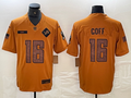 Men's Detroit Lions Jared Goff Brown 2023 Salute To Service Limited Jersey