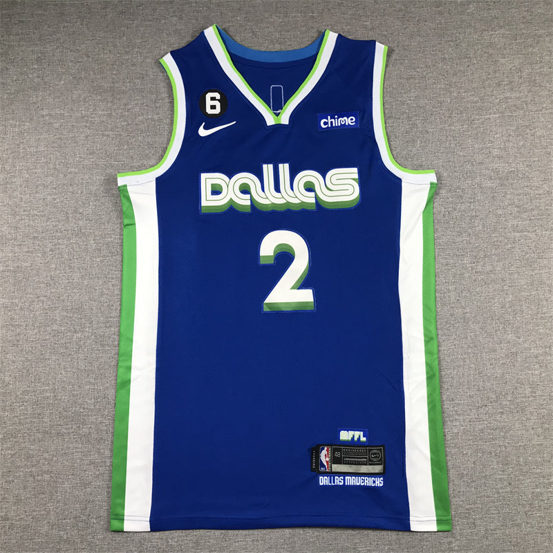 Men's Dallas Mavericks Kyrie Irving Blue 2022/23 Swingman Jersey - City Edition