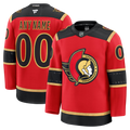 Men's Ottawa Senators Fanatics Red Alternate Custom Premium Jersey