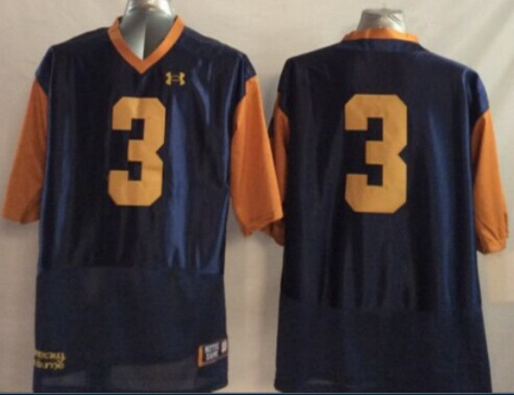 Men's Notre Dame Fighting Irish Joe Montana Navy Player Jersey