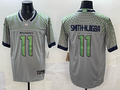 Men's Seattle Seahawks Jaxon Smith-Njigba Wolf Gray 2025 Rivalries Collection Limited Jersey
