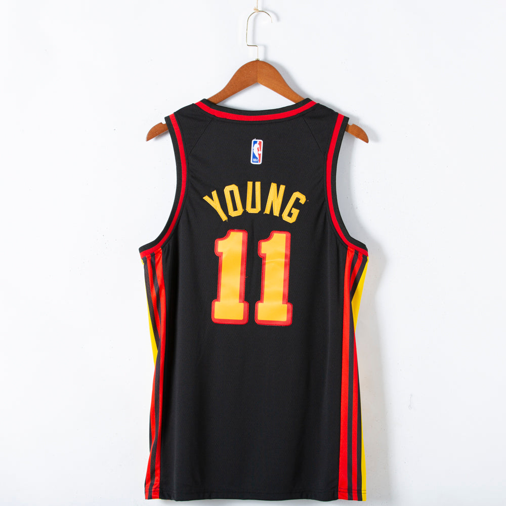 Men's Atlanta Hawks Trae Young Black 2020/21 Swingman Jersey