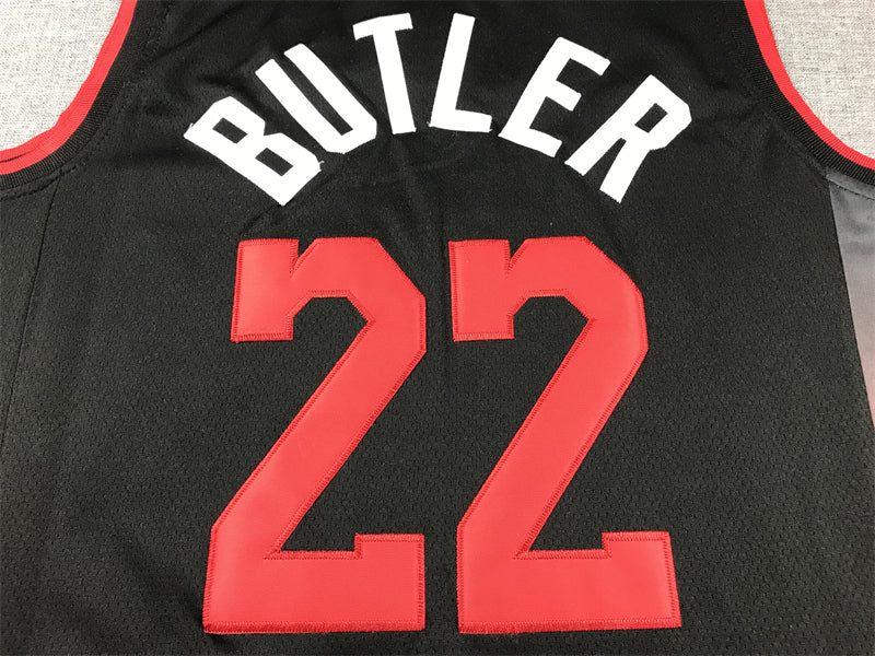 Men's Miami Heat Jimmy Butler Black 2023/24 Swingman Jersey - City Edition