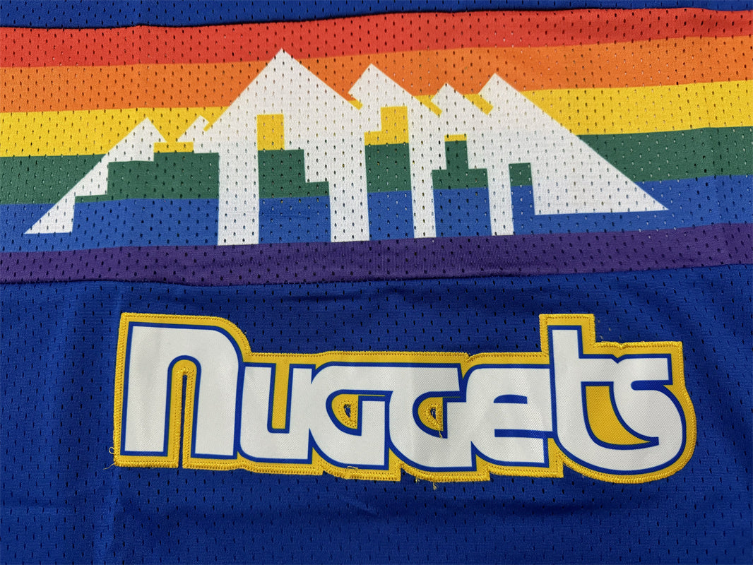 Men's Denver Nuggets Carmelo Anthony Royal Hardwood Classics Swingman Jersey