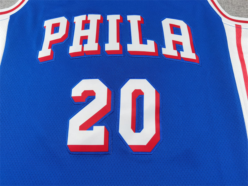 Men's Philadelphia 76ers Jared McCain Royal Swingman Jersey - Icon Edition