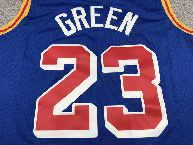 Men's Golden State Warriors Draymond Green Blue Swingman Jersey