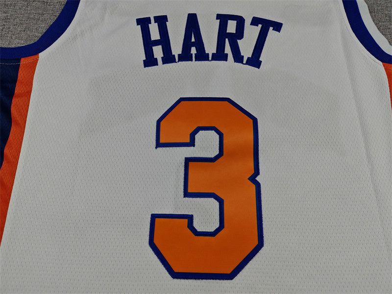 Men's New York Knicks Josh Hart White 2025/26 Swingman Jersey - City Edition