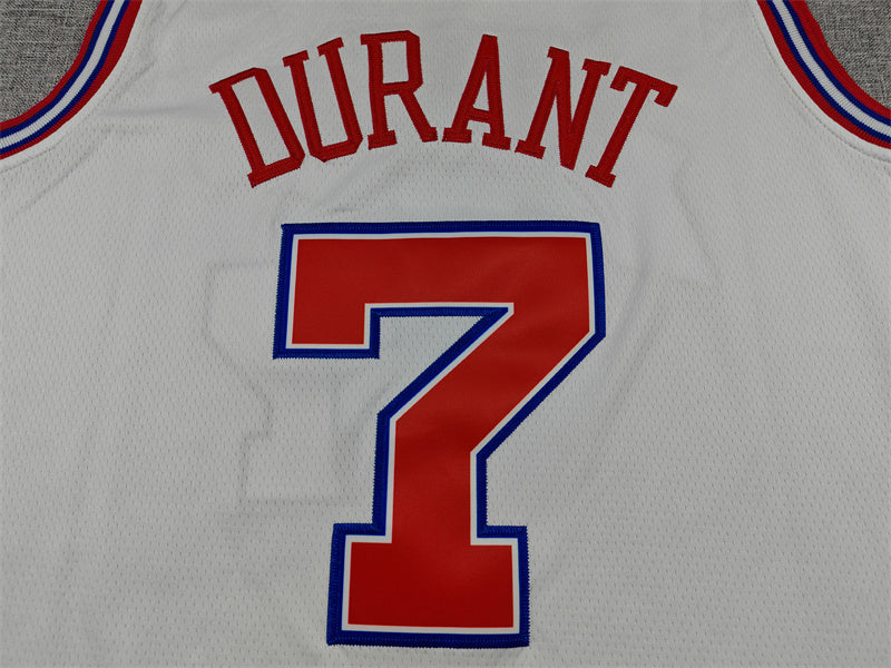 Men's Houston Rockets Kevin Durant White 2025/26 Swingman Jersey - City Edition