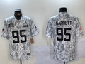 Men's Cleveland Browns Myles Garrett Arctic Camo 2024 Salute to Service Limited Jersey