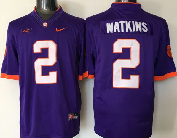 Men's Clemson Tigers Sammy Watkins Purple Game Jersey