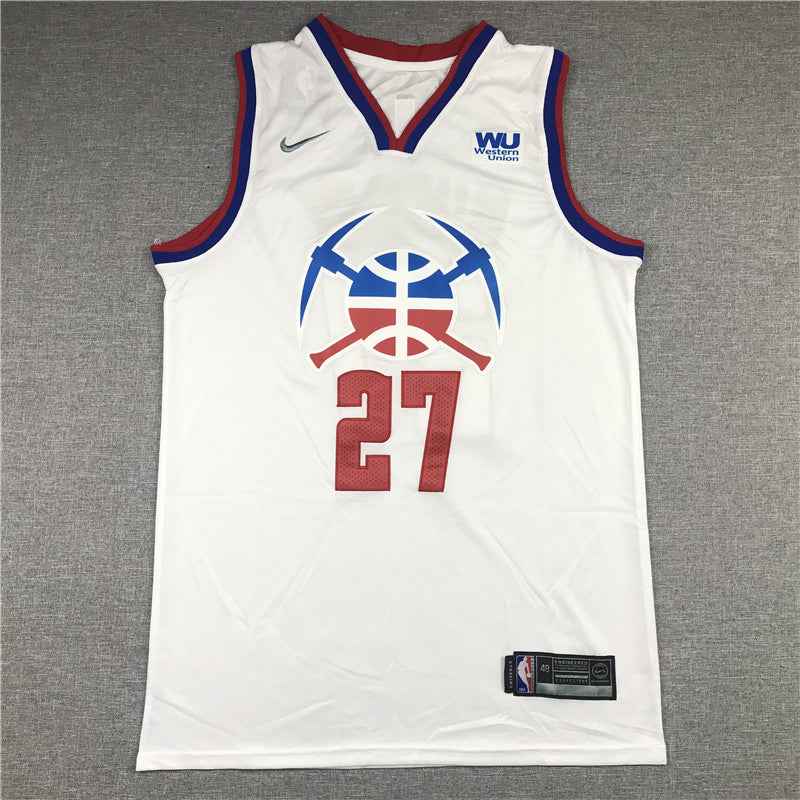 Men's Denver Nuggets Jamal Murray White 2020/21 Swingman Player Jersey