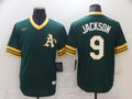 Men's Oakland Athletics Reggie Jackson Green Replica Baseball Jersey