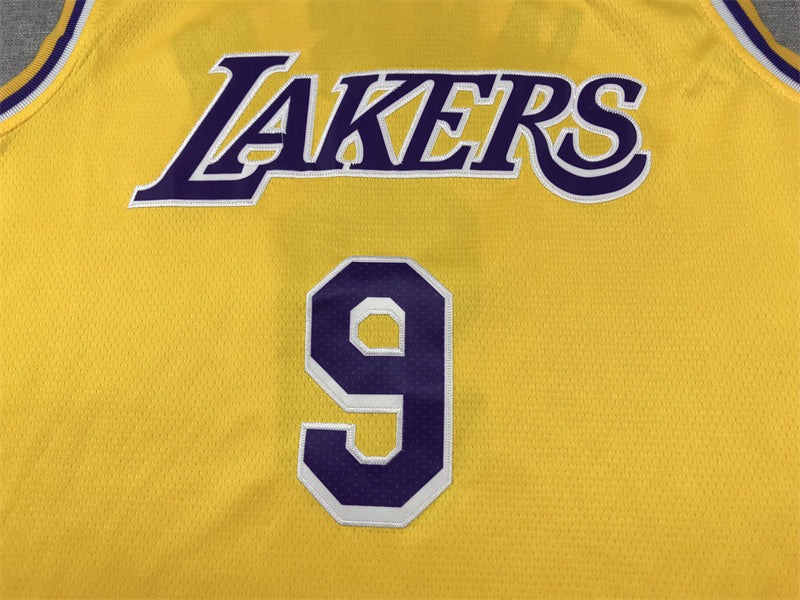Men's Los Angeles Lakers Bronny James Gold Swingman Player Jersey - Icon Edition
