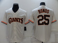 Men's San Francisco Giants Barry Bonds Beige Stitched Jersey