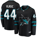 Men's San Jose Sharks Marc-Edouard Vlasic Fanatics Black Breakaway Jersey