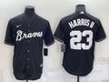Men's Atlanta Braves Michael Harris II Black Replica Baseball Jersey